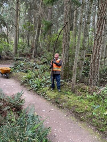 New Leaf volunteers at Price Sculpture Forest