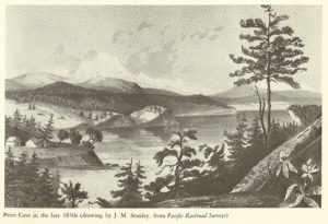 Penn Cove 1850s railroad survey from Richard White book