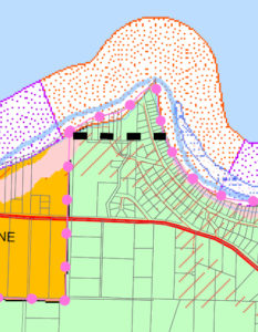 Island County critical areas map for Long Point Coupeville