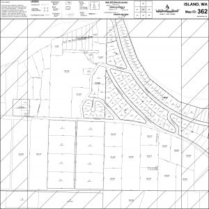 2010 Island County Assessor parcels map of Long Point Coupeville