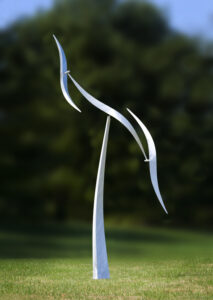 Wind Shear early prototype by Jeff Kahn at Price Sculpture Forest park