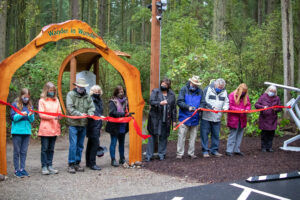 Price Sculpture Forest ribbon cutting ceremony