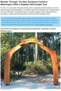 Only In Your State Washington Wander Through The New Sculpture Forest In Washington With A Detailed Self-Guided Tour article intro