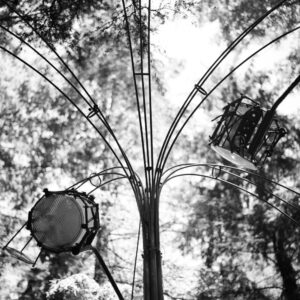 Playa Flowers by Jeff Tangen at Price Sculpture Forest - photo by Sara Stubblefield at sarastubblefield dot com
