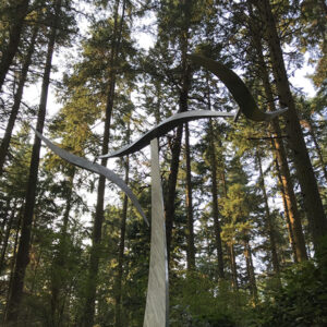 Jeff Kahn's Wind Shear at Price Sculpture Forest