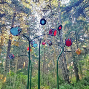 Jeff Tangen's Playa Flowers at Price Sculpture Forest