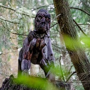 Joe Treat's Gorilla at Price Sculpture Forest
