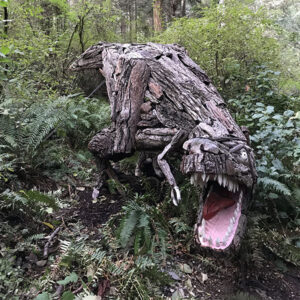 Joe Treat's Tyrannosaurus Rex at Price Sculpture Forest