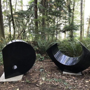 MacRae Wylde's Inside Out 14 and 15 at Price Sculpture Forest