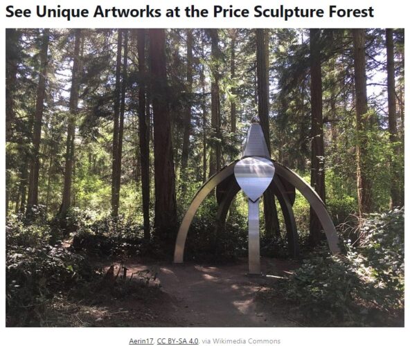 15 Best Things to Do in Whidbey Island WA by Glen Dale for Travel Lens featuring Price Sculpture Forest