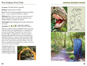 24 Trails Off the Beaten Path book with Price Sculpture Forest