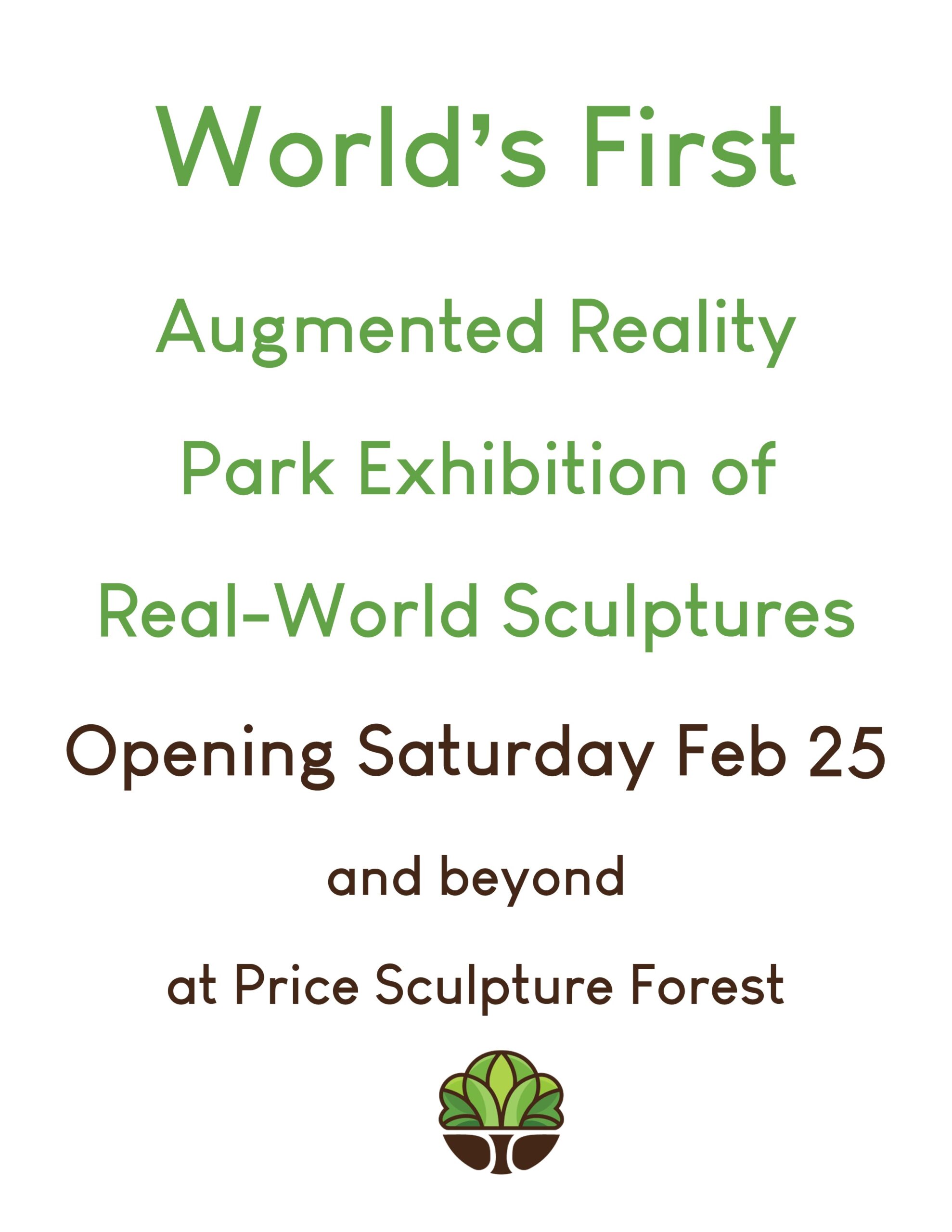 World's First Augmented Reality Exhibition of real-world sculptures at Price Sculpture Forest