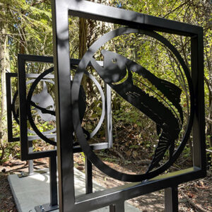 Because She Loved Them Pat Price bike rack at Price Sculpture Forest