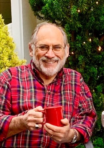 Bill Evans of Coupeville with Price Sculpture Forest