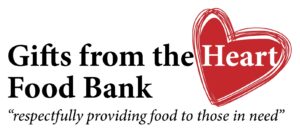 Gifts From The Heart Food Bank logo with tagline