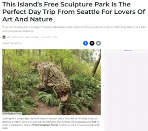 Secret Seattle article Perfect Day Trip From Seattle For Lovers Of Art And Nature about Price Sculpture Forest
