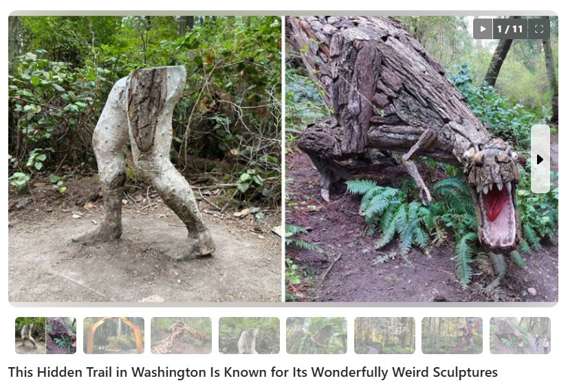 MSN This Hidden Trail in Washington Is Known for Its Wonderfully Weird Sculptures features Price Sculpture Forest