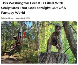 Decor Hint article This Washington Forest Is Filled With Sculptures That Look Straight Out Of A Fantasy World features Price Sculpture Forest